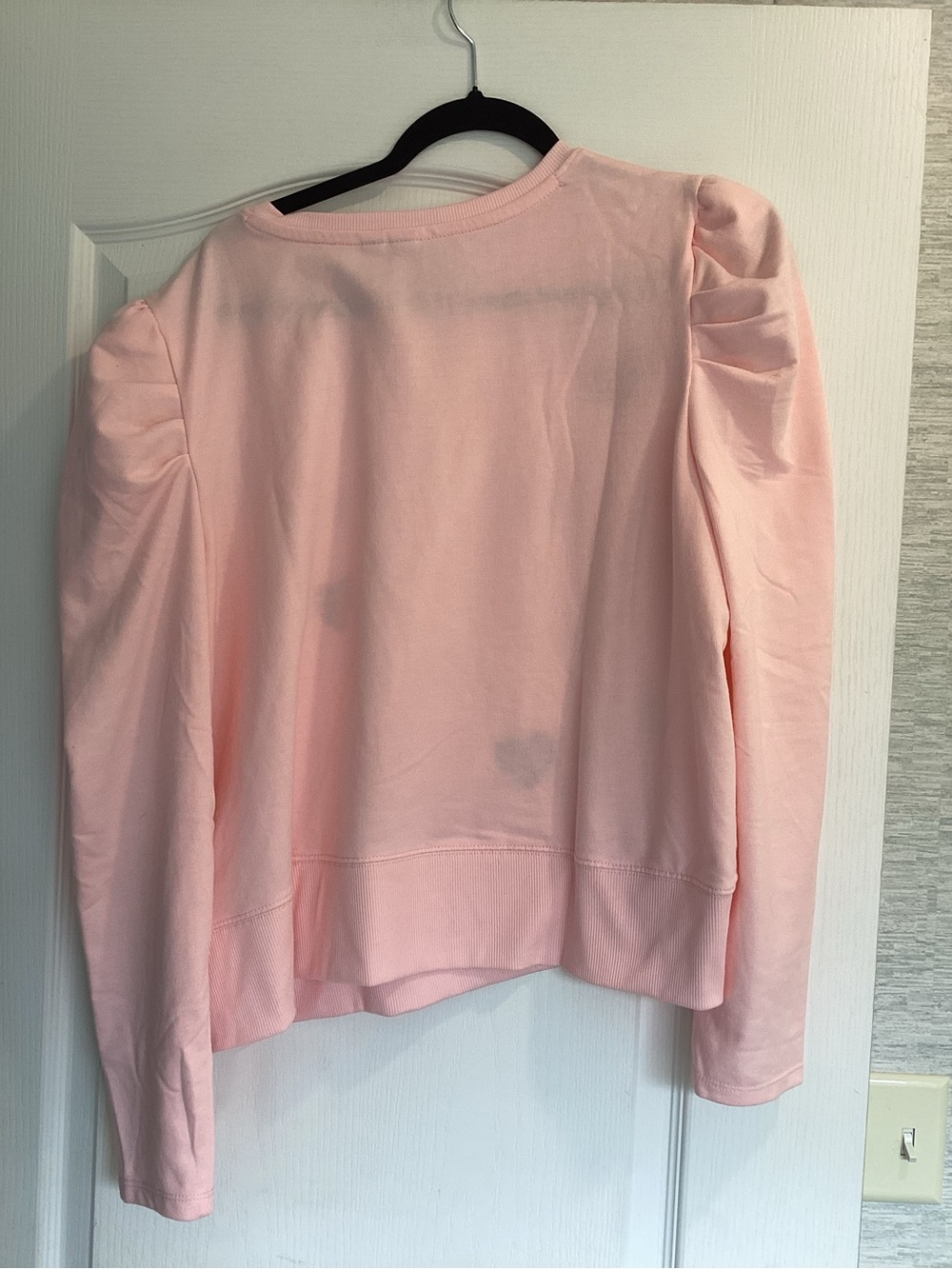 Cato Pink blouse with Red and Silver Heart Appliqués XL BNWT - Picture 4 of 5